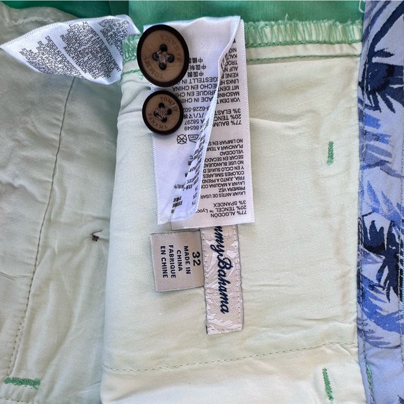 Tommy Bahama Men's Boracay 10"
Chino Shorts, Jade Cream, Sz 32 - Picture 9 of 11